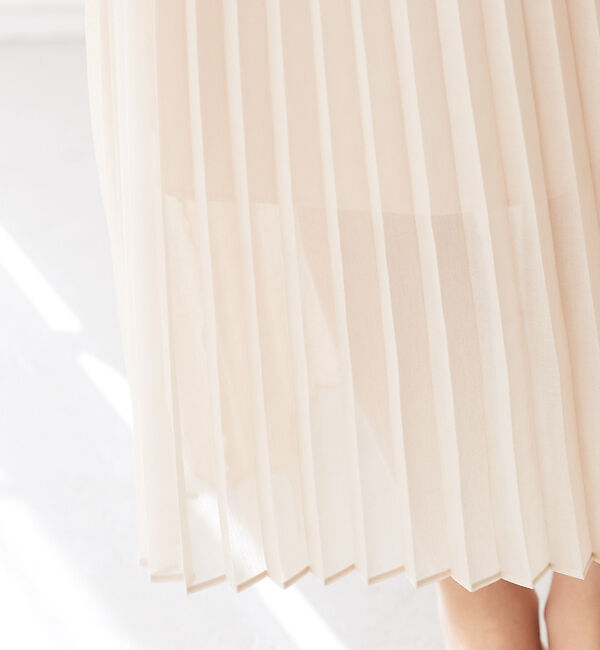 Rouge vif「シアープリーツスカート」|スカート|