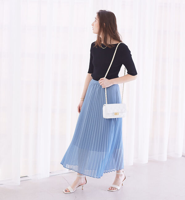 Rouge vif「シアープリーツスカート」|スカート|