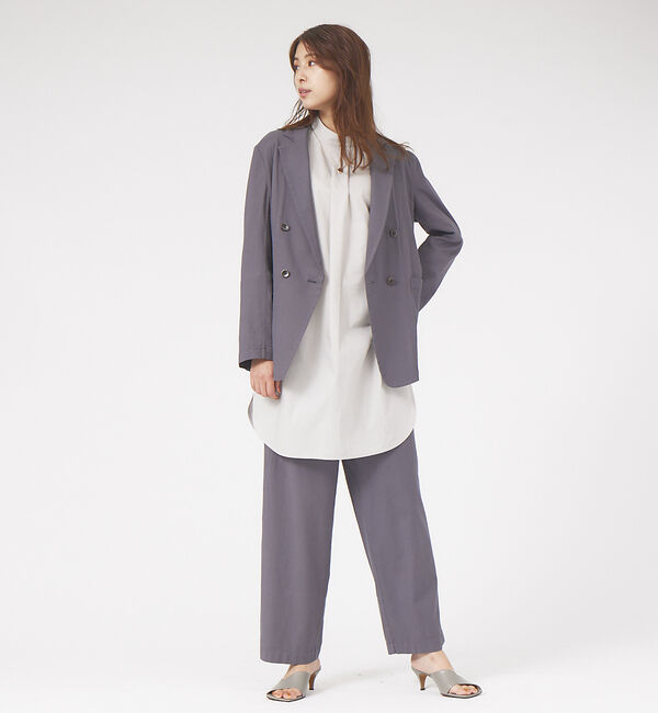 qualite「《セットアップ対応》ブライトリネンワイドパンツ」|その他|