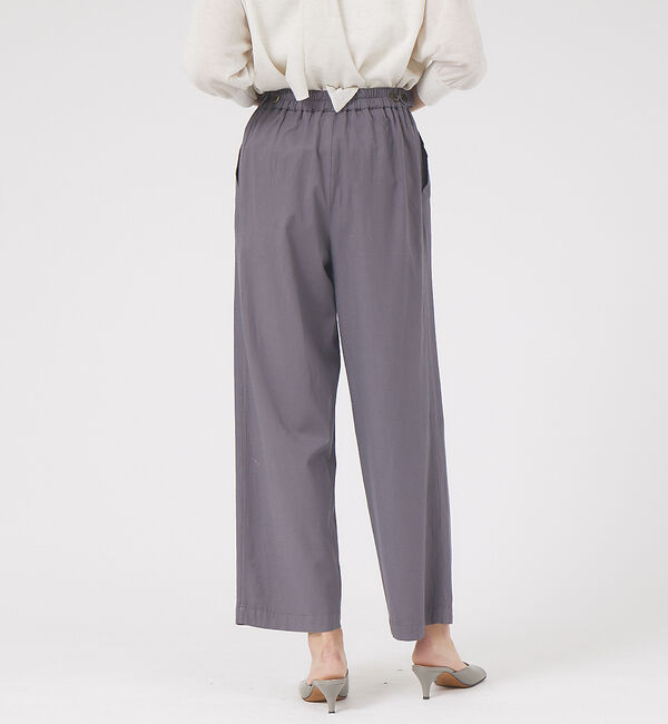 qualite「《セットアップ対応》ブライトリネンワイドパンツ」|その他|
