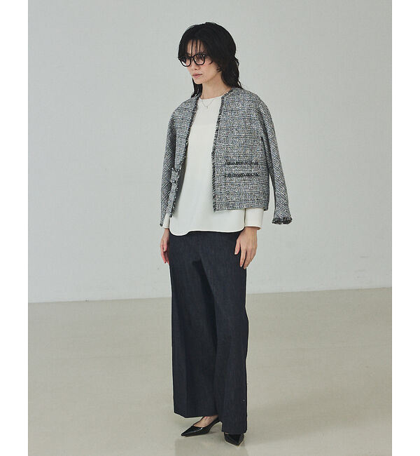 qualite「ラメツイードジャケット」|その他|