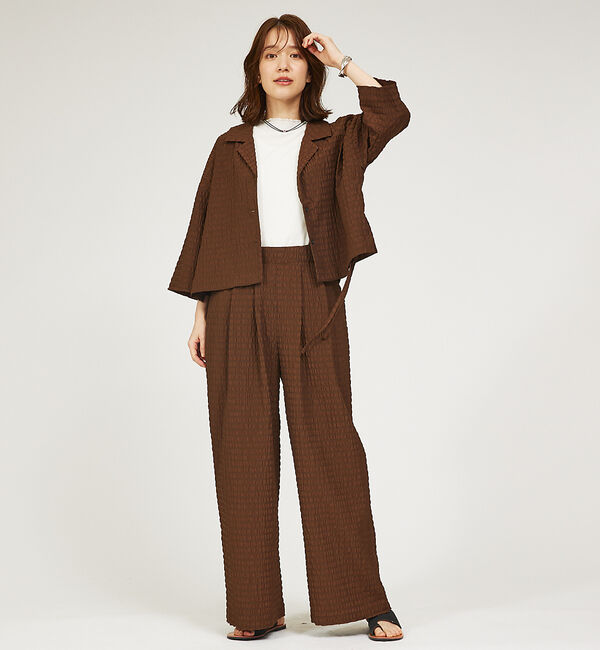 abahouse mavie「【セットアップ対応】サッカーボーダーサスペンダーパンツ」|その他|