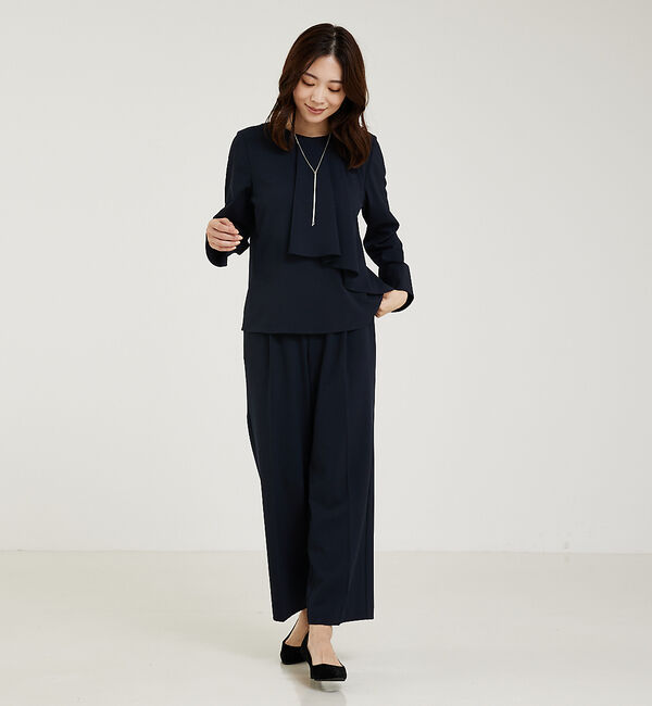 abahouse mavie「【エニデイカセット】タックフレアーブラウス」|シャツ・ブラウス|