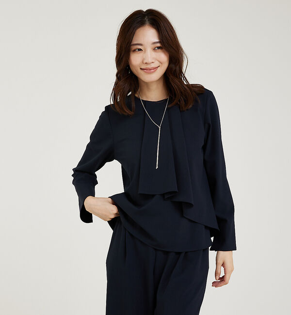 abahouse mavie「【エニデイカセット】タックフレアーブラウス」|シャツ・ブラウス|