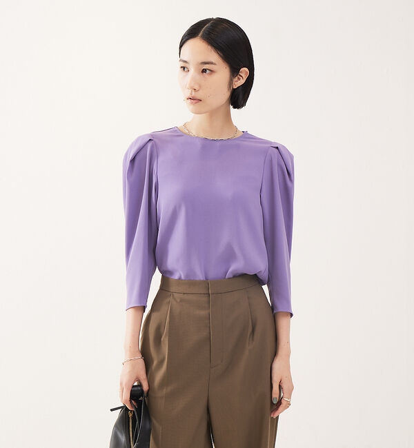 The Store by C' 「【COCUCA】タックスリーブブラウス」|シャツ・ブラウス|