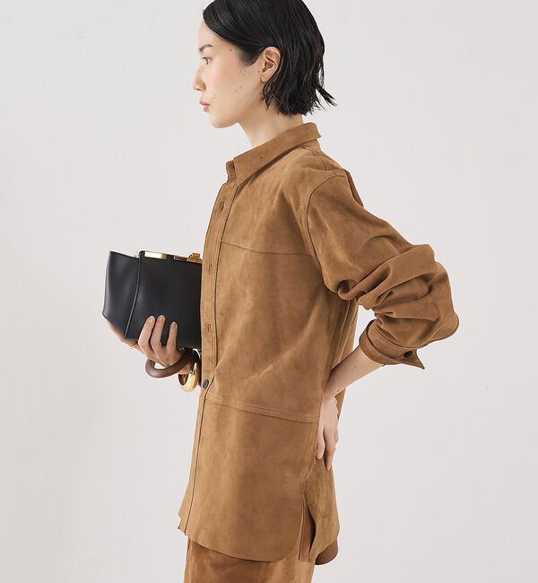 The Store by C' 「【COCUCA】スエードシャツジャケット」|シャツ・ブラウス|