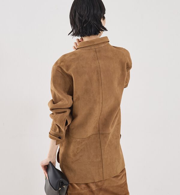 The Store by C' 「【COCUCA】スエードシャツジャケット」|シャツ・ブラウス|