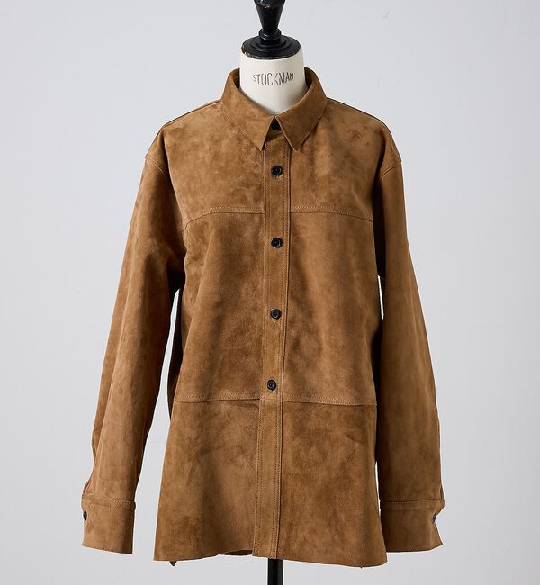 The Store by C' 「【COCUCA】スエードシャツジャケット」|シャツ・ブラウス|