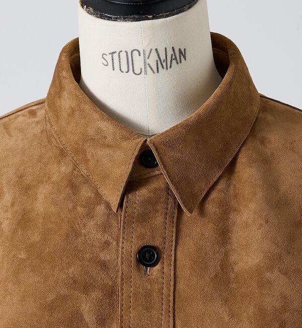 The Store by C' 「【COCUCA】スエードシャツジャケット」|シャツ・ブラウス|