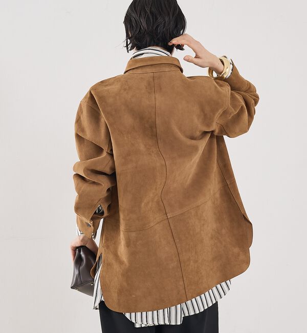 The Store by C' 「【COCUCA】スエードシャツジャケット」|シャツ・ブラウス|