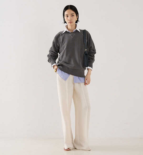The Store by C' 「【Sporty&Rich】SRC Oversized Shirt／クレリックシャ」|シャツ・ブラウス|