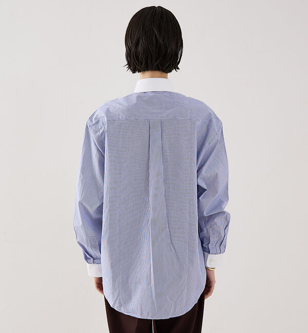 The Store by C' 「【Sporty&Rich】SRC Oversized Shirt／クレリックシャ」|シャツ・ブラウス|