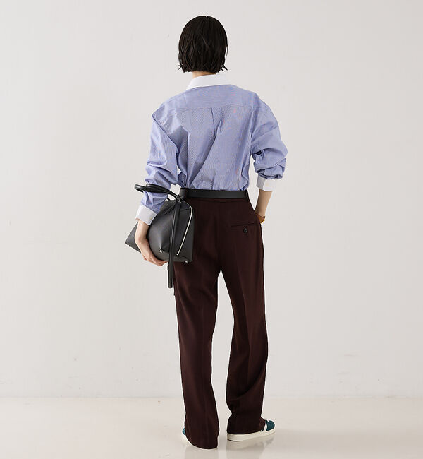 The Store by C' 「【Sporty&Rich】SRC Oversized Shirt／クレリックシャ」|シャツ・ブラウス|