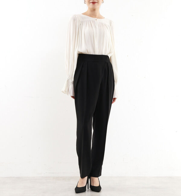 TIARA「ギャザードルマン2wayブラウス」|シャツ・ブラウス|