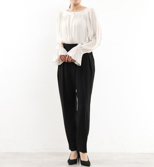 TIARA「ギャザードルマン2wayブラウス」|シャツ・ブラウス|