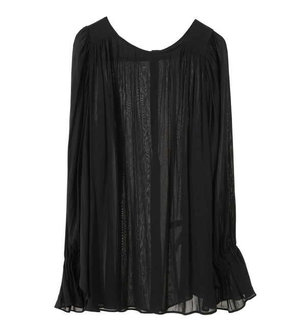 TIARA「ギャザードルマン2wayブラウス」|シャツ・ブラウス|ブラック