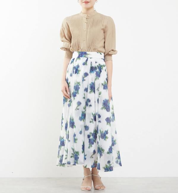 TIARA「タックオーバーシャツブラウス（セットアップ可）」|シャツ・ブラウス|