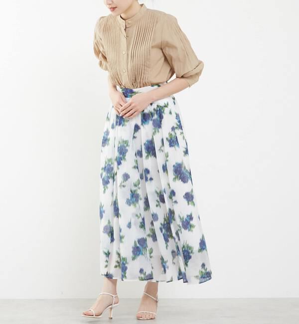 TIARA「タックオーバーシャツブラウス（セットアップ可）」|シャツ・ブラウス|