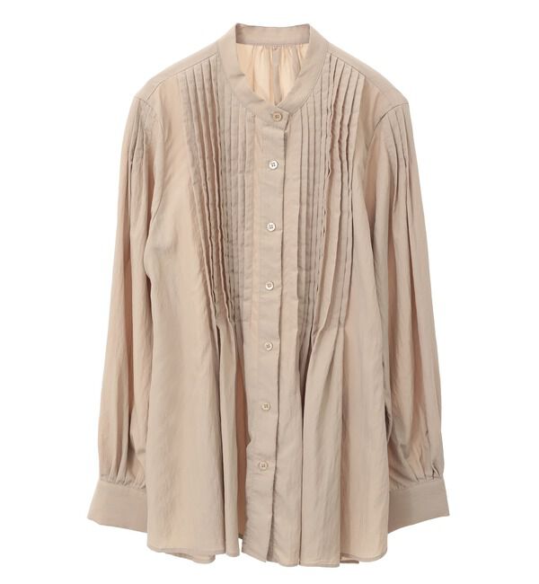 TIARA「タックオーバーシャツブラウス（セットアップ可）」|シャツ・ブラウス|