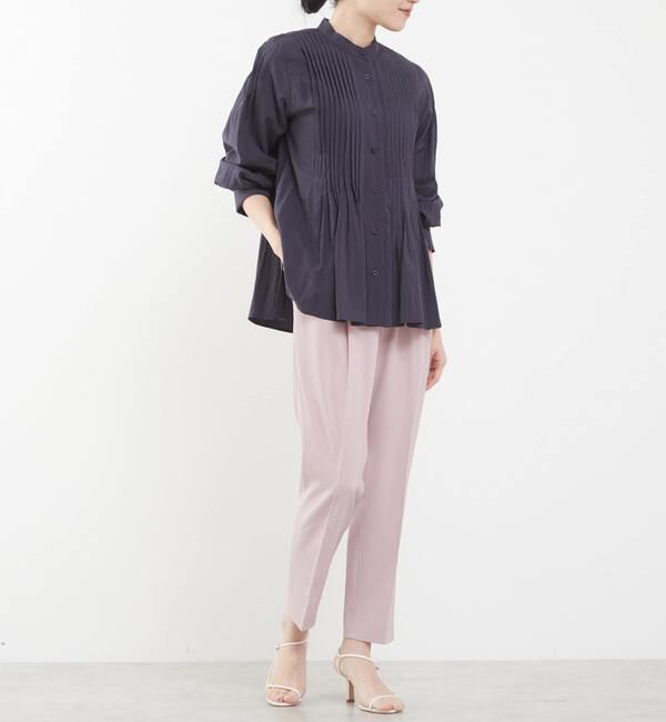 TIARA「タックオーバーシャツブラウス（セットアップ可）」|シャツ・ブラウス|