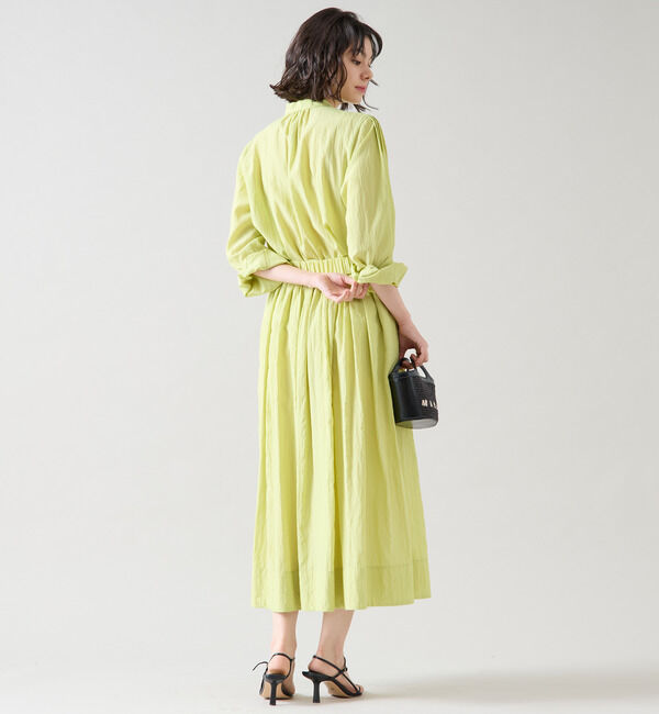 TIARA「タックオーバーシャツブラウス（セットアップ可）」|シャツ・ブラウス|