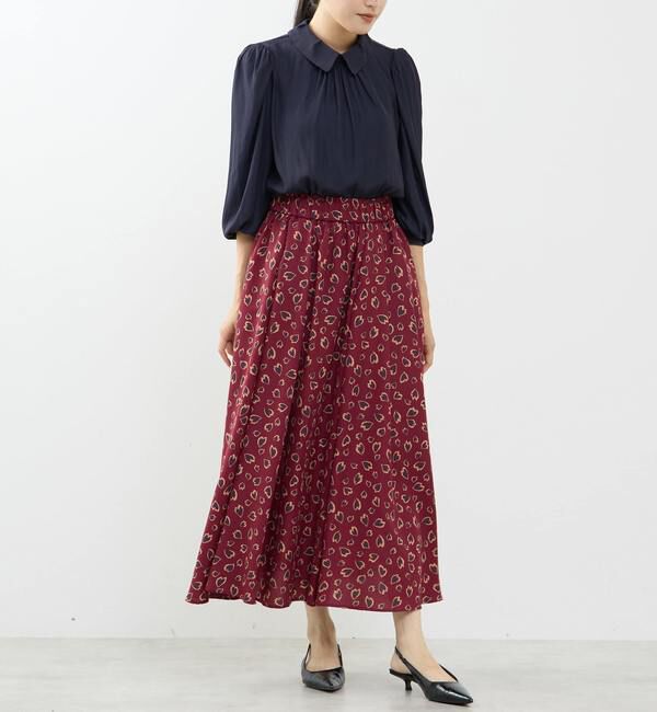 TIARA「タックカラー付ブラウス」|シャツ・ブラウス|