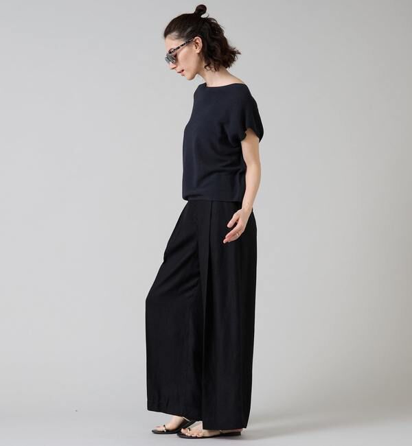 Liesse「《定番》麻調タックワイドパンツ」|その他|