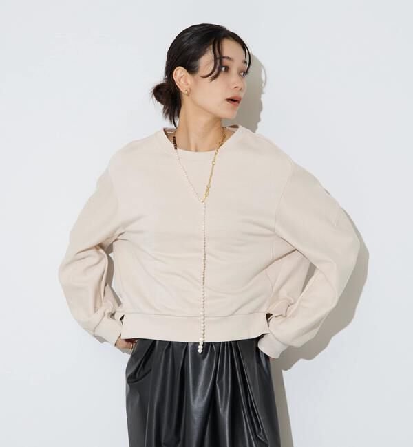 Liesse「シルケット裏毛プルオーバー」|Tシャツ・カットソー|