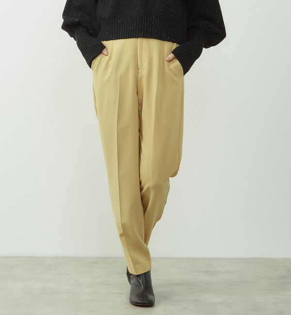 Soffitto「センタープレスペンシルパンツ」|その他|イエロー