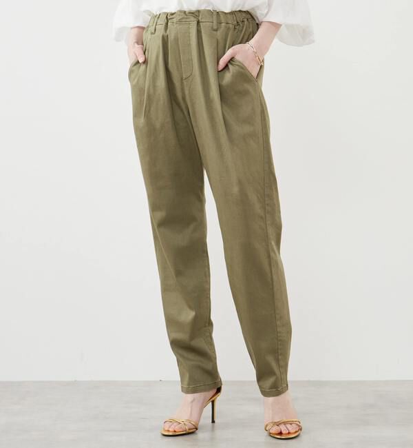 Soffitto「《定番》レーヨンストレッチリラックスパンツ（一部WEB限定サイズ）」|その他|カーキ