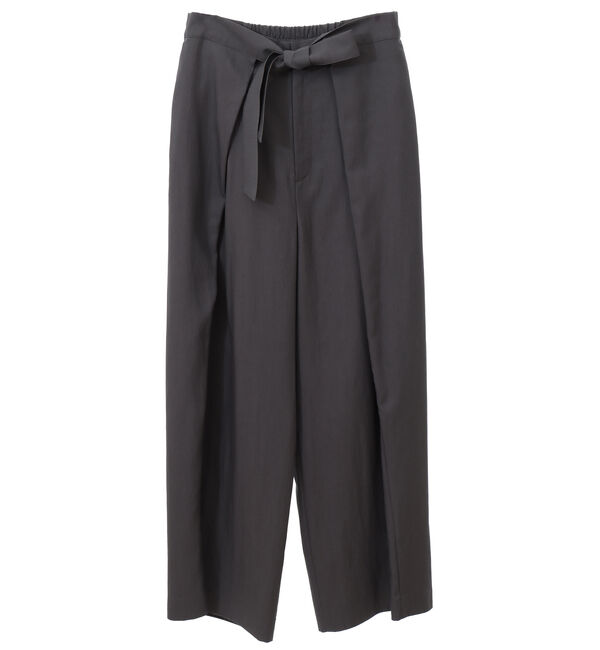 SOFFITTO「両サイド折り返しラップデザインセミワイドパンツ」|その他|