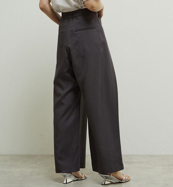 SOFFITTO「両サイド折り返しラップデザインセミワイドパンツ」|その他|