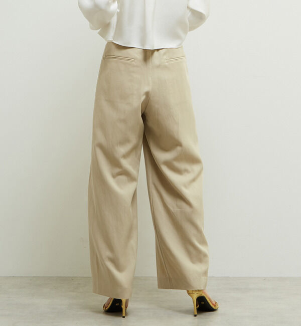 SOFFITTO「両サイド折り返しラップデザインセミワイドパンツ」|その他|