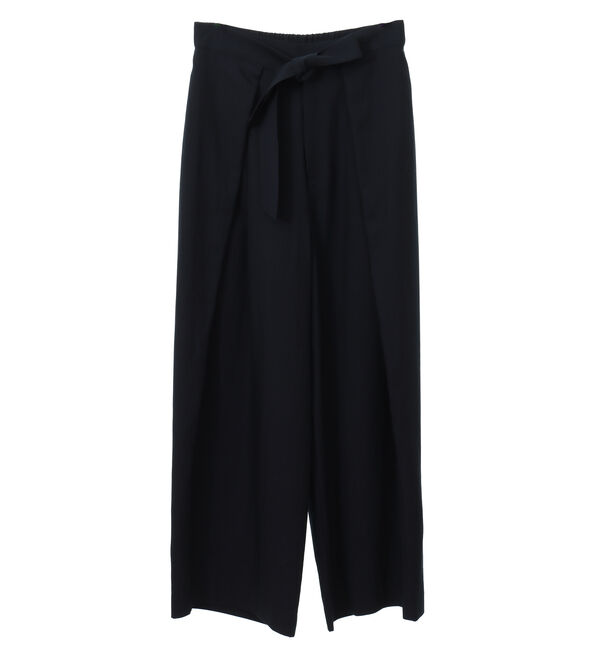 SOFFITTO「両サイド折り返しラップデザインセミワイドパンツ」|その他|