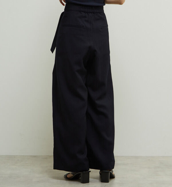 SOFFITTO「両サイド折り返しラップデザインセミワイドパンツ」|その他|