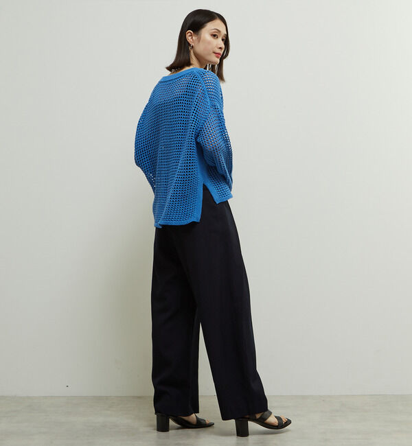 SOFFITTO「両サイド折り返しラップデザインセミワイドパンツ」|その他|