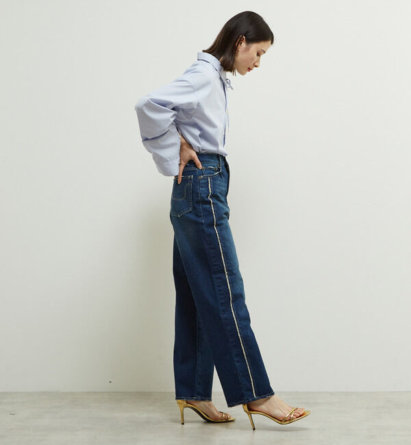 Soffitto「サイド切り替えデニムパンツ」|デニム|