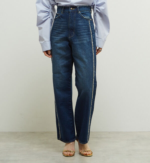 Soffitto「サイド切り替えデニムパンツ」|デニム|