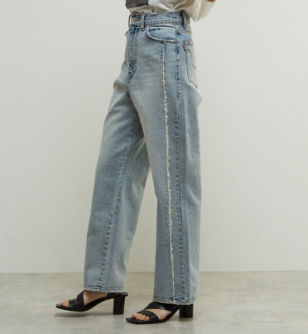 Soffitto「サイド切り替えデニムパンツ」|デニム|