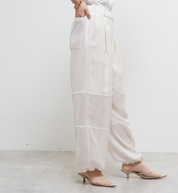 Soffitto「ローウエストシアーカーゴパンツ」|カーゴ|