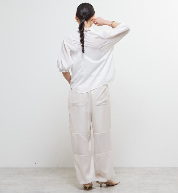 Soffitto「ローウエストシアーカーゴパンツ」|カーゴ|