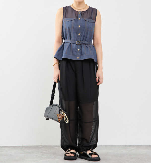 Soffitto「ローウエストシアーカーゴパンツ」|カーゴ|