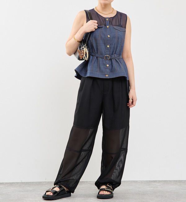 Soffitto「ローウエストシアーカーゴパンツ」|カーゴ|