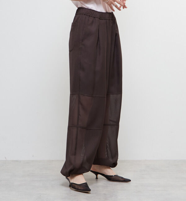 Soffitto「ローウエストシアーカーゴパンツ」|カーゴ|