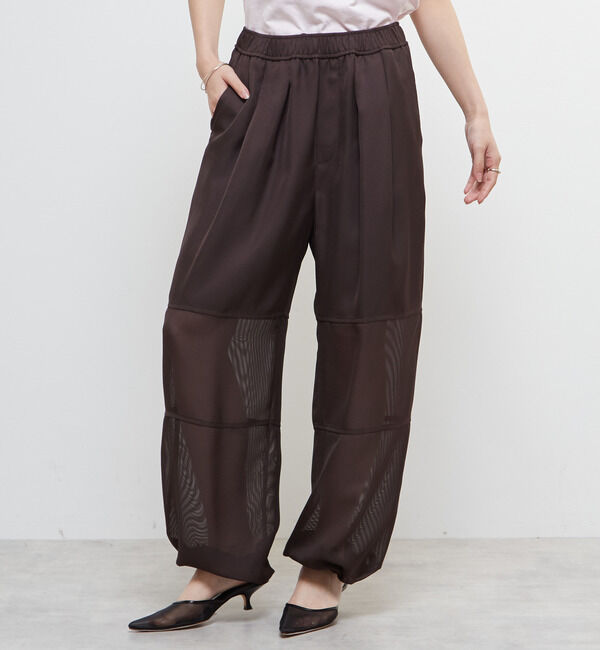 Soffitto「ローウエストシアーカーゴパンツ」|カーゴ|