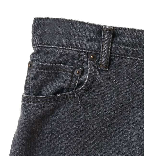 A_「【KURO/クロ】UNINTENTIONAL CROSSED DENIM SHORTS　」|デニム|