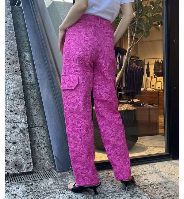 A_「【BAUM UND PFERDGARTEN/バウムウンドヘルガーテン】フラワージャカードカードパンツ」|カーゴ|