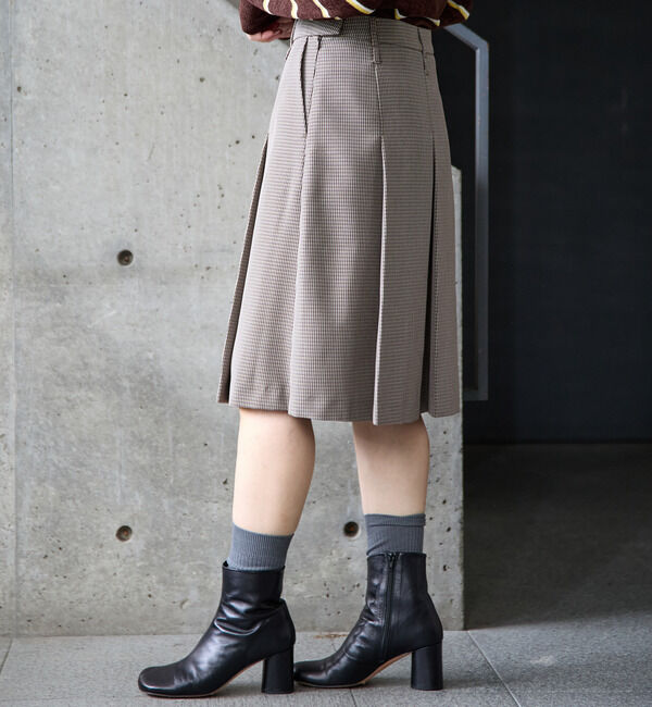 SOFFITTO「ボックスプリーツスカート」|スカート|