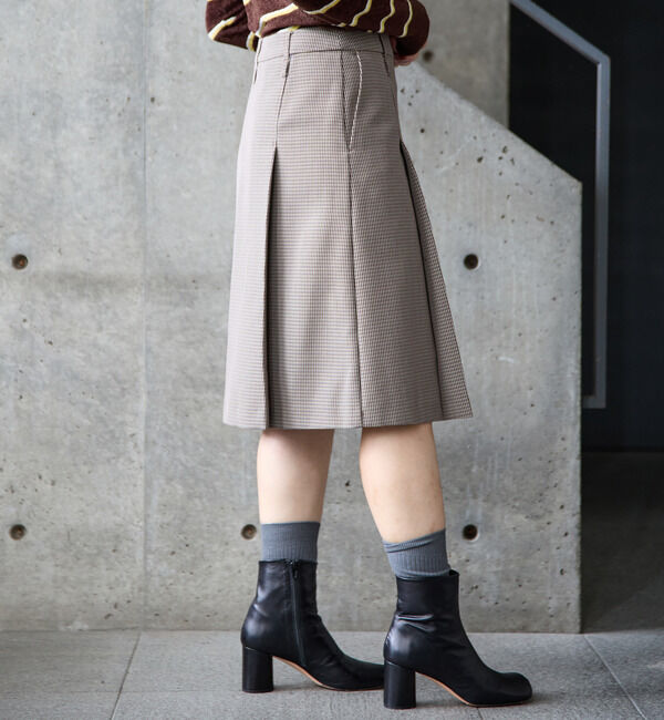 SOFFITTO「ボックスプリーツスカート」|スカート|