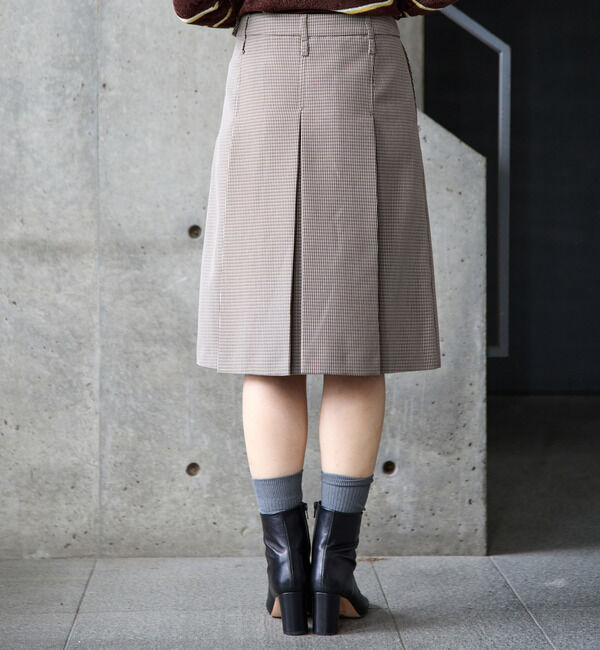 SOFFITTO「ボックスプリーツスカート」|スカート|